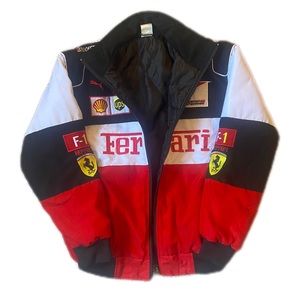 Vintage Ferrari F1 NASCAR Racer Jacket